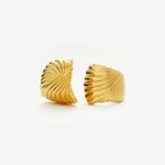 Timepiece Gold Earings